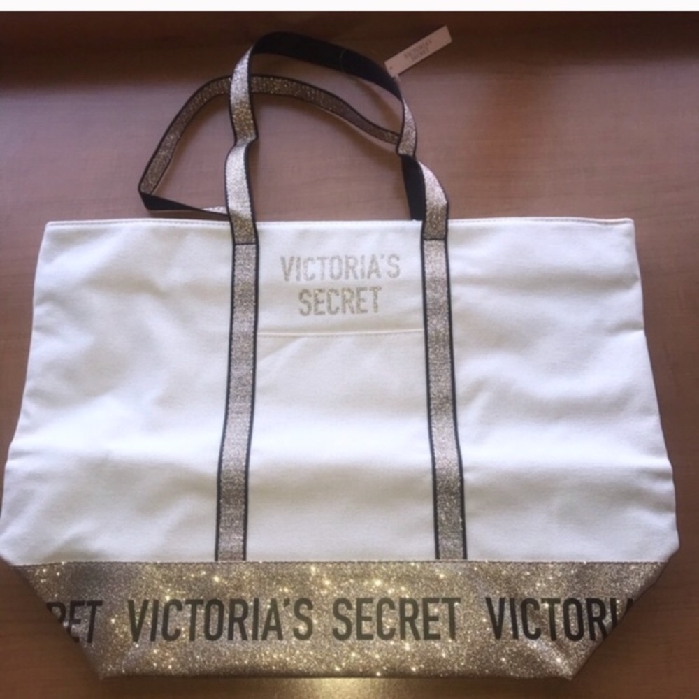 Victorias Secret Glitter Tote Bag - Picture 3 of 5